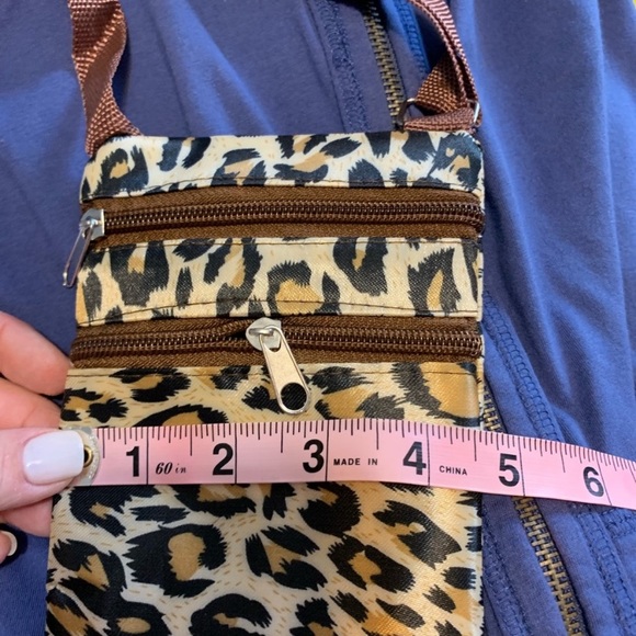 Black and Gray Leopard Print Mini Bag - Picture 2 of 4